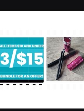 🆕4pc Pink Bling Makeup Case Nwt